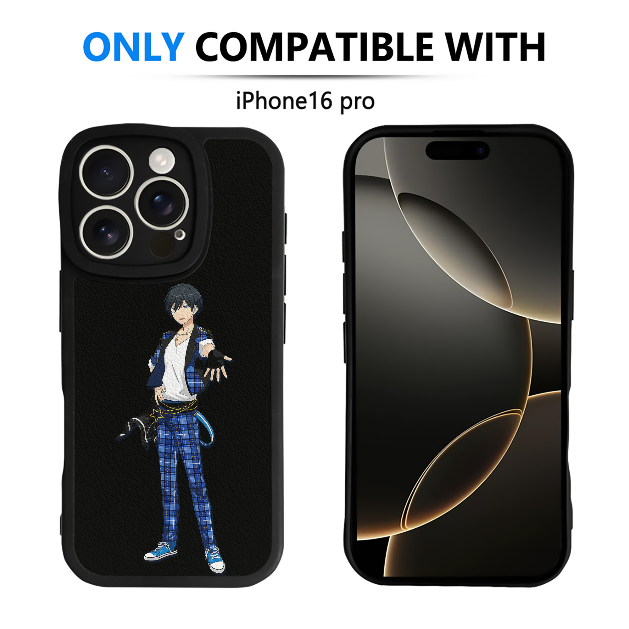（画像用） あんさんぶるスターズ! Ensemble Stars 【iPhone 16シリーズ対応】シリコンスマホケース（レザー調） 材質：シリコン
